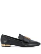 Anna Baiguera Pointed Loafers - Black