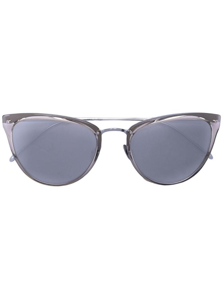 Linda Farrow Cat-eye Sunglasses - Silver