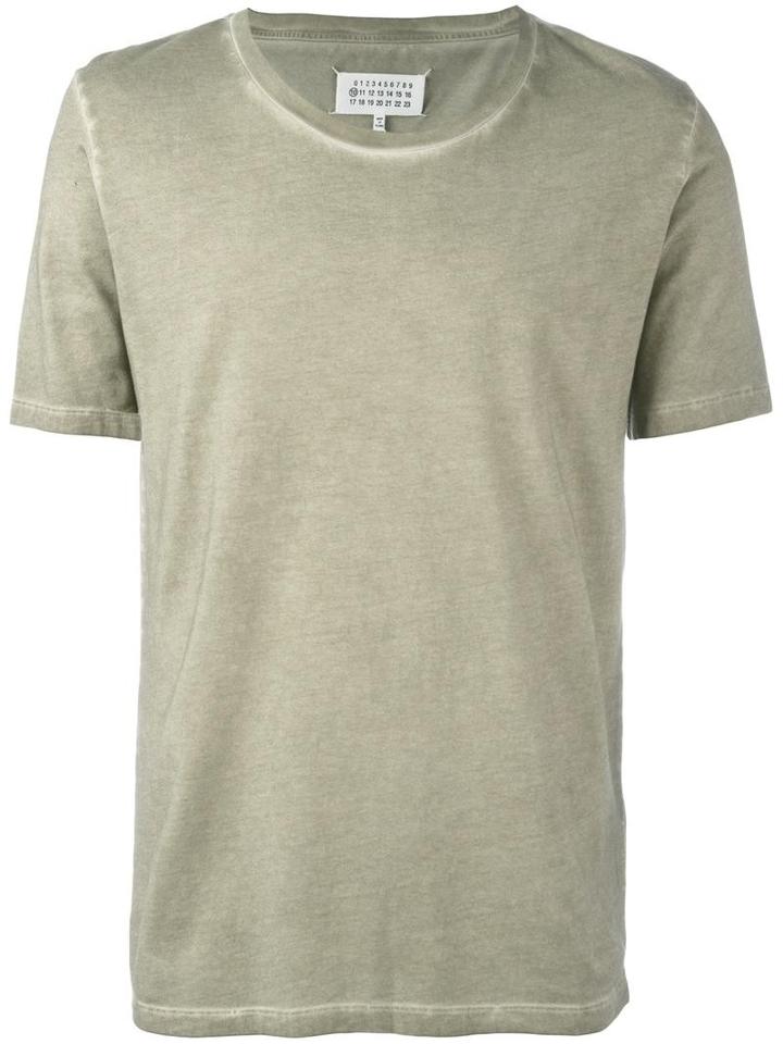 Maison Margiela Classic Fit T-shirt, Men's, Size: 54, Green, Cotton