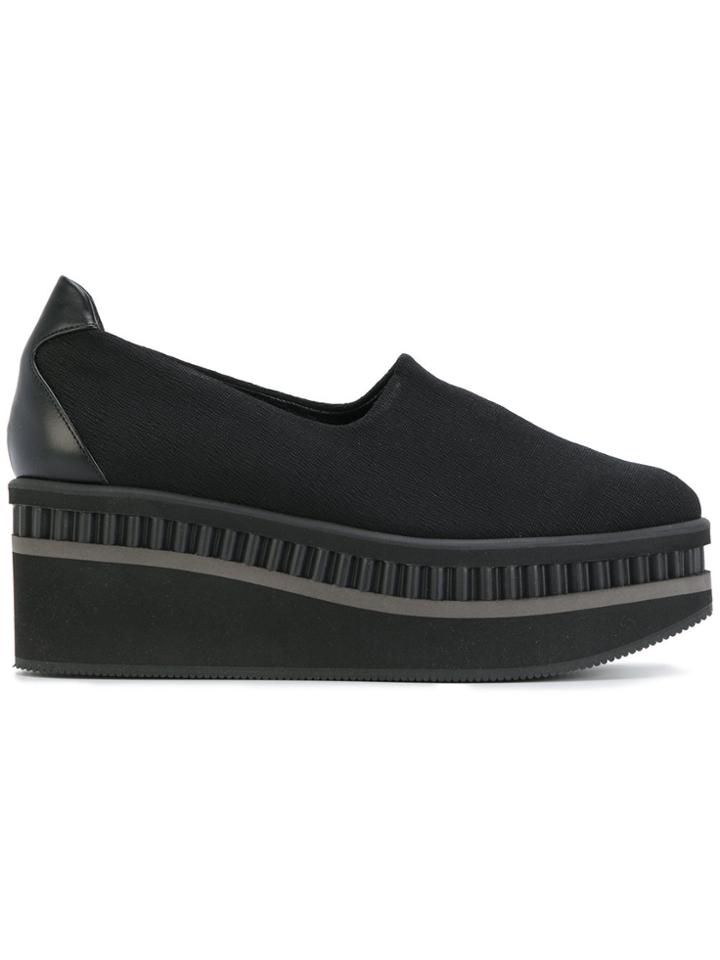 Robert Clergerie Lotes Wedge Loafers - Black