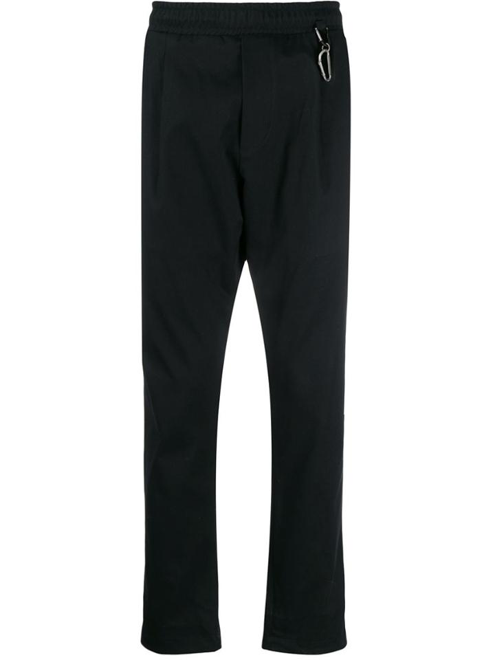 Low Brand Hook-embellished Track Pants - Black