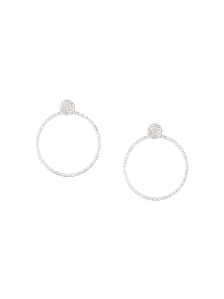 Carolina Bucci Florentine Finish Large Round Door Knocker Earrings -