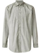 Massimo Alba Micro Print Genova Shirt - Green