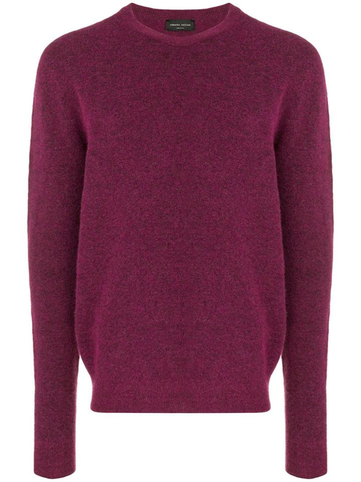 Roberto Collina Long-sleeve Fitted Sweater - Purple