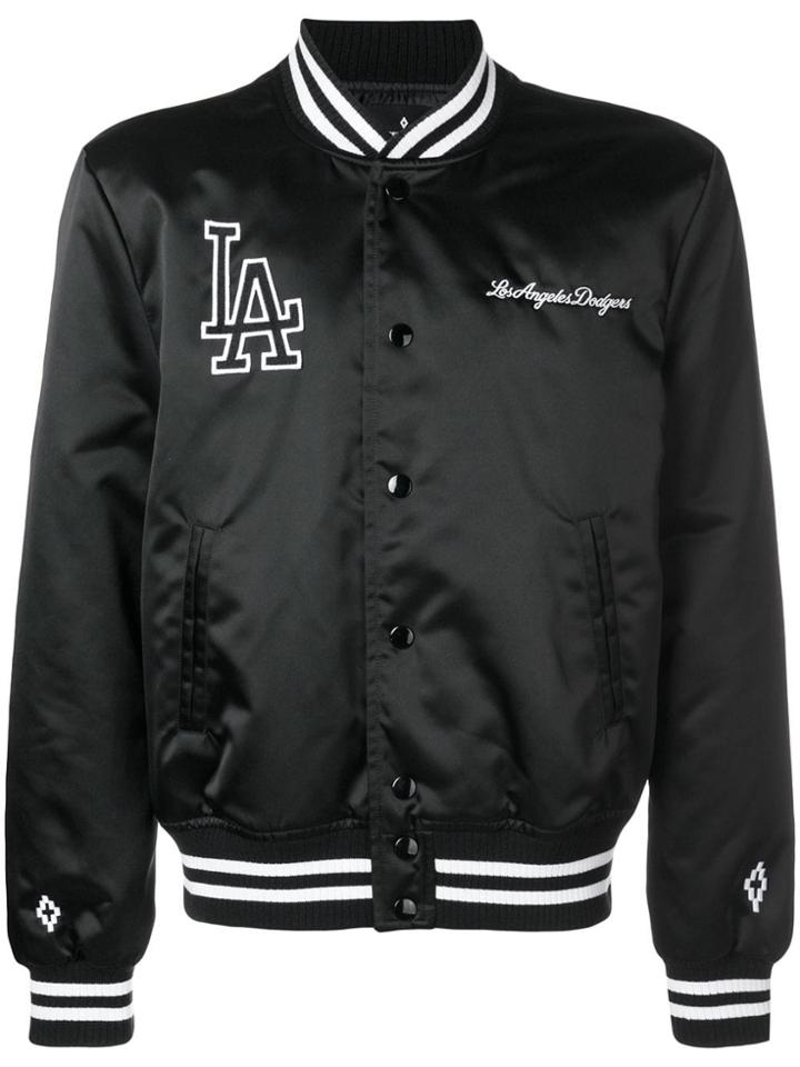 Marcelo Burlon County Of Milan La Dodgers Bomber Jacket - Black