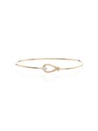 Jade Trau Yellow Gold Rita 18k Diamond Loop Bracelet