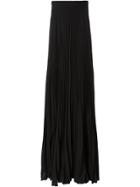 Ralph Lauren Pleated Maxi Skirt - Black