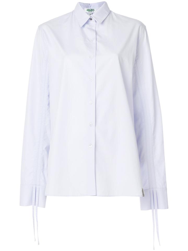 Kenzo Drawstring Sleeve Shirt - Blue