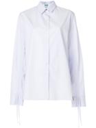 Kenzo Drawstring Sleeve Shirt - Blue