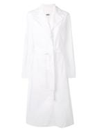 Mm6 Maison Margiela Lightweight Trench Coat - White