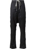 Rick Owens Drkshdw Drop-crotch Trousers, Men's, Size: M, Black, Nylon