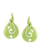 Y / Project Waterdrop Earrings - Green