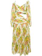 Zimmermann Floral Cut Out Dress - Multicolour