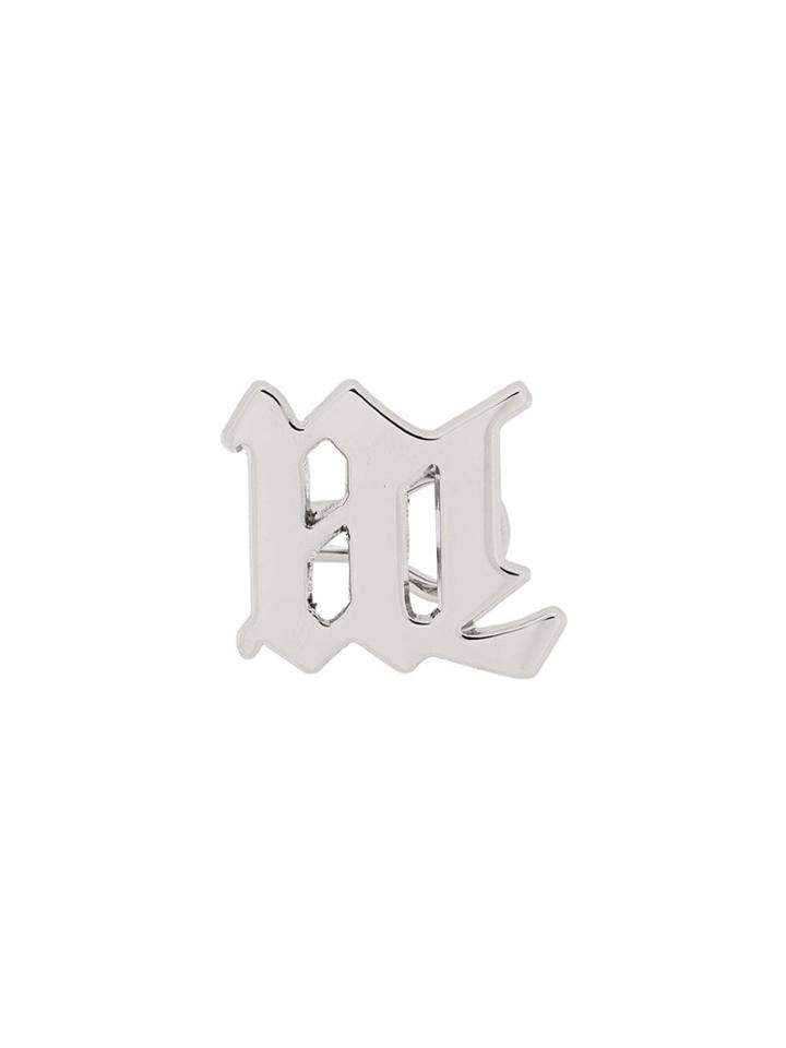 Misbhv Logo Brooch - Silver