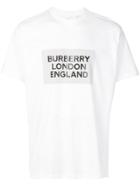 Burberry Logo Print Oversized T-shirt - White