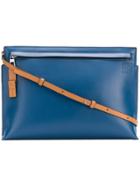 Loewe T Pouch Clutch - Blue