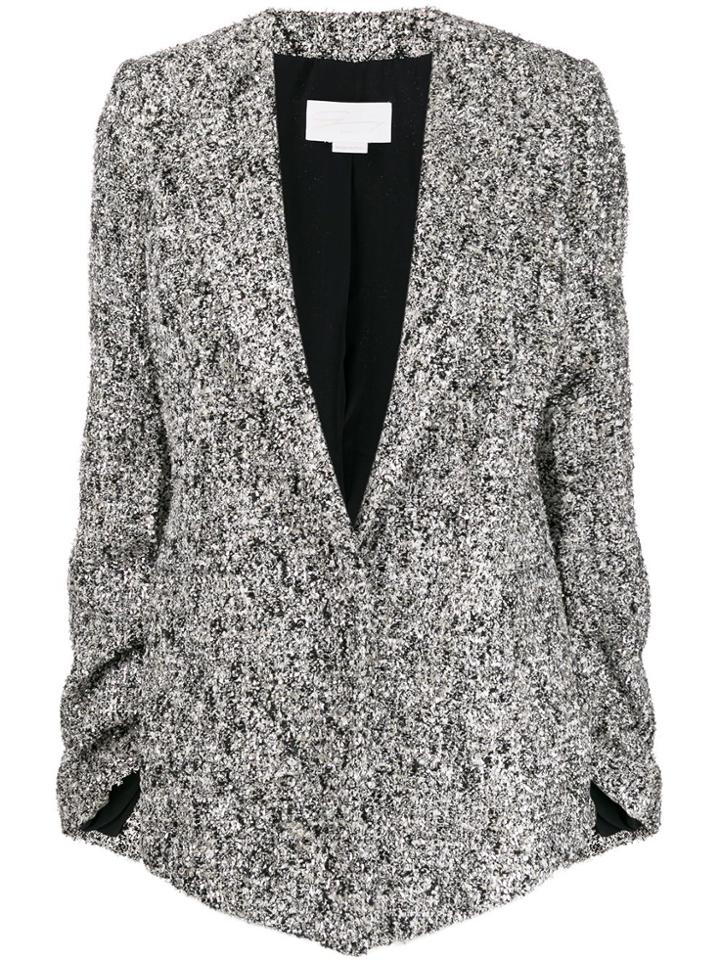 Genny Yarn Blazer - Grey