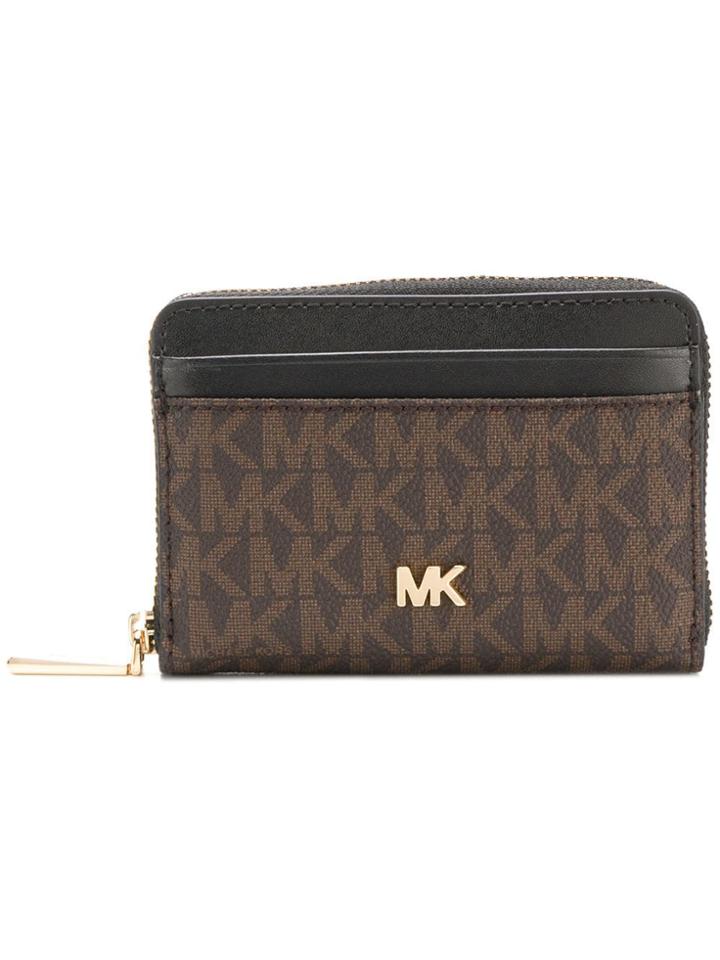 Michael Michael Kors Monogram Print Wallet - Brown