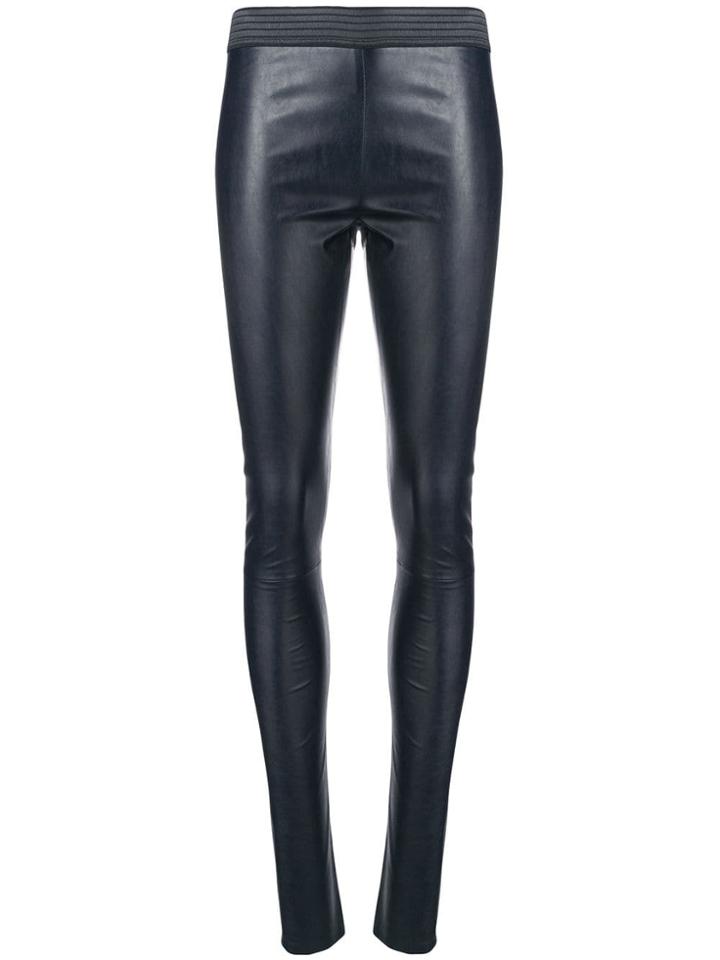 Blanca Wet-look Leggings - Blue