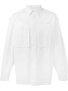 E. Tautz Military Shirt, Men's, Size: Medium, White, Cotton