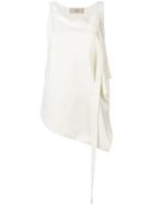 Maison Flaneur Layered Blouse - Nude & Neutrals