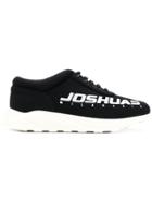 Joshua Sanders Logo Print Sneakers - Black