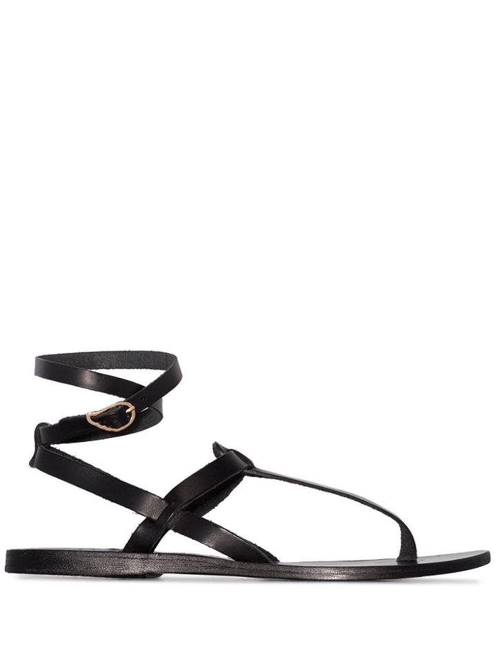 Ancient Greek Sandals Estia Strappy Sandals - Black
