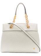 Tory Burch Fleming Small Tote - White