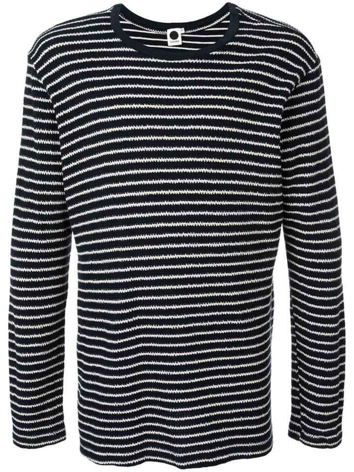 Bassike Striped Long-sleeve Sweater - Blue