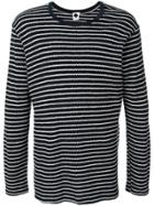 Bassike Striped Long-sleeve Sweater - Blue