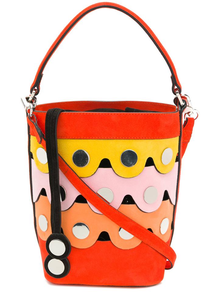 Pierre Hardy Scalloped Bucket Bag - Multicolour