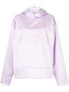 Mm6 Maison Margiela Duchess Hooded Top - Purple