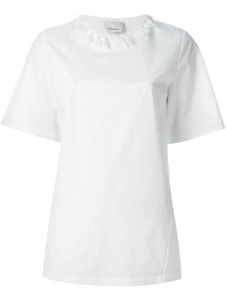 3.1 Phillip Lim Fringed Neck T-shirt