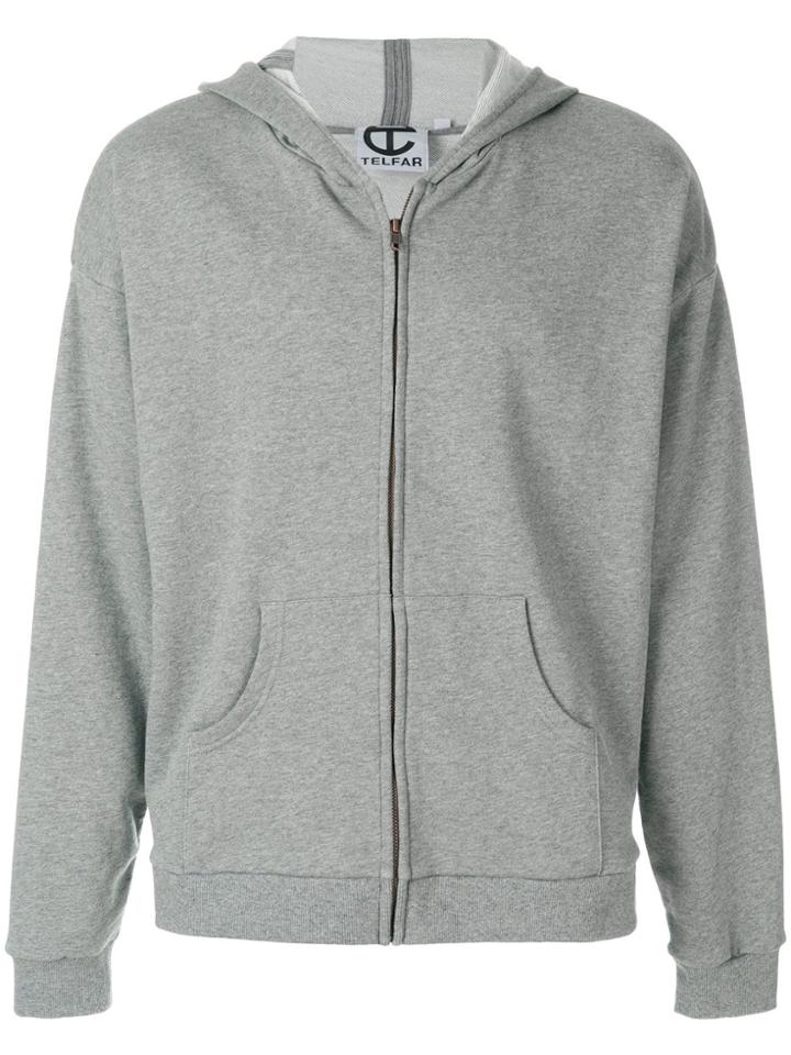 Telfar Zip Hoodie - Grey