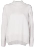 Allude Cashmere Relaxed-fit Jumper - Grey