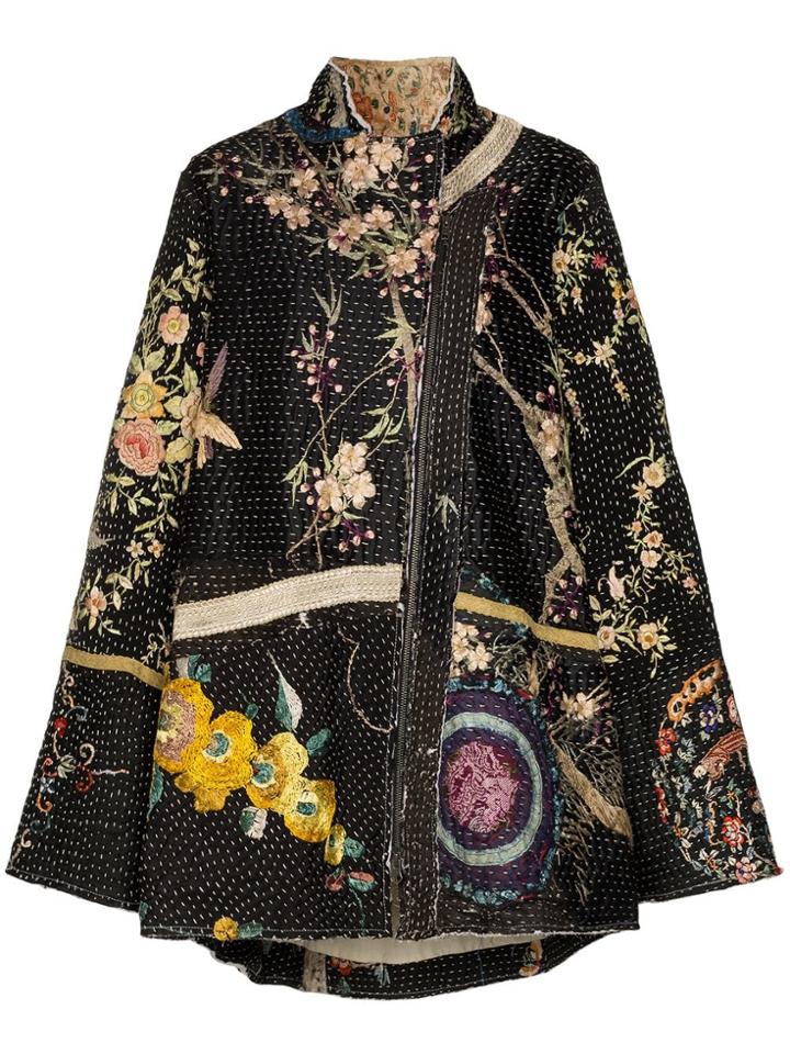 By Walid Eva Embroidered Jacket - Black