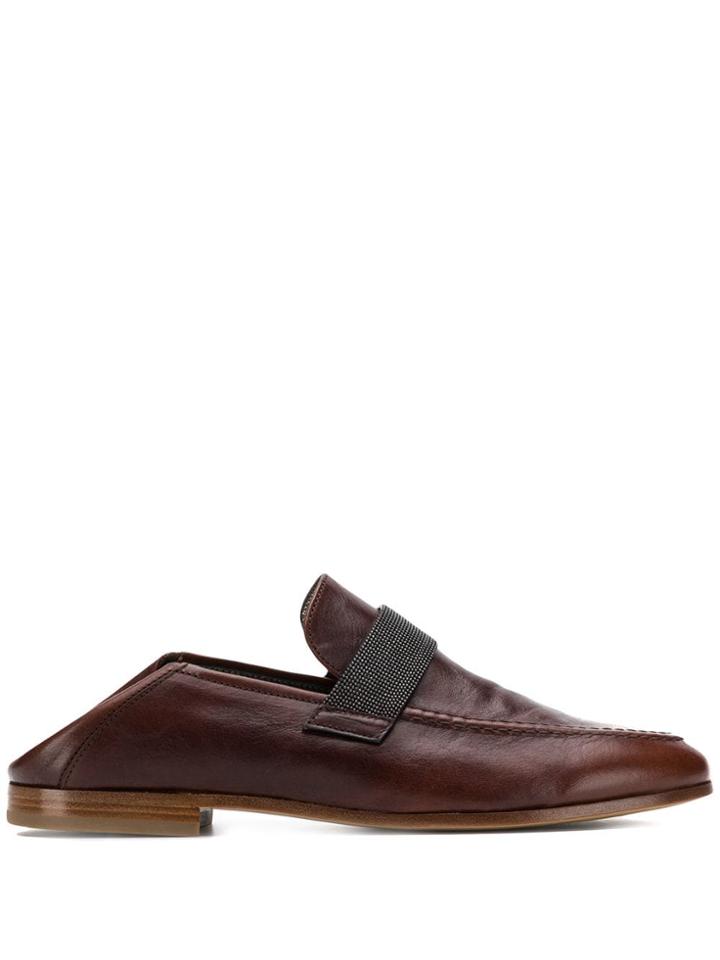 Brunello Cucinelli Classic Loafers - Brown