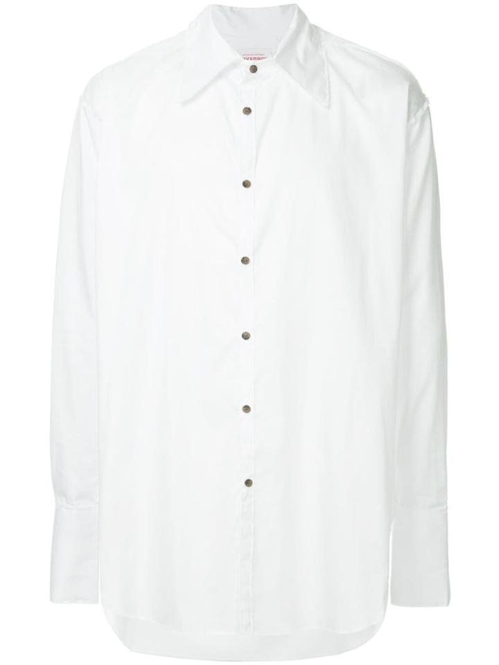 Charles Jeffrey Loverboy Oversized Shirt - White