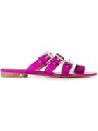 Laurence Dacade Buckled Sandals, Women's, Size: 37.5, Pink/purple, Leather