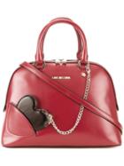 Love Moschino Heart Chain Medium Tote, Women's, Red