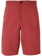 Theory - Plymouth Elastic Waistband Shorts - Men - Cotton/polyester - 32, Yellow/orange, Cotton/polyester