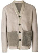Joseph Fur Patch Pocket Jacket - Grey