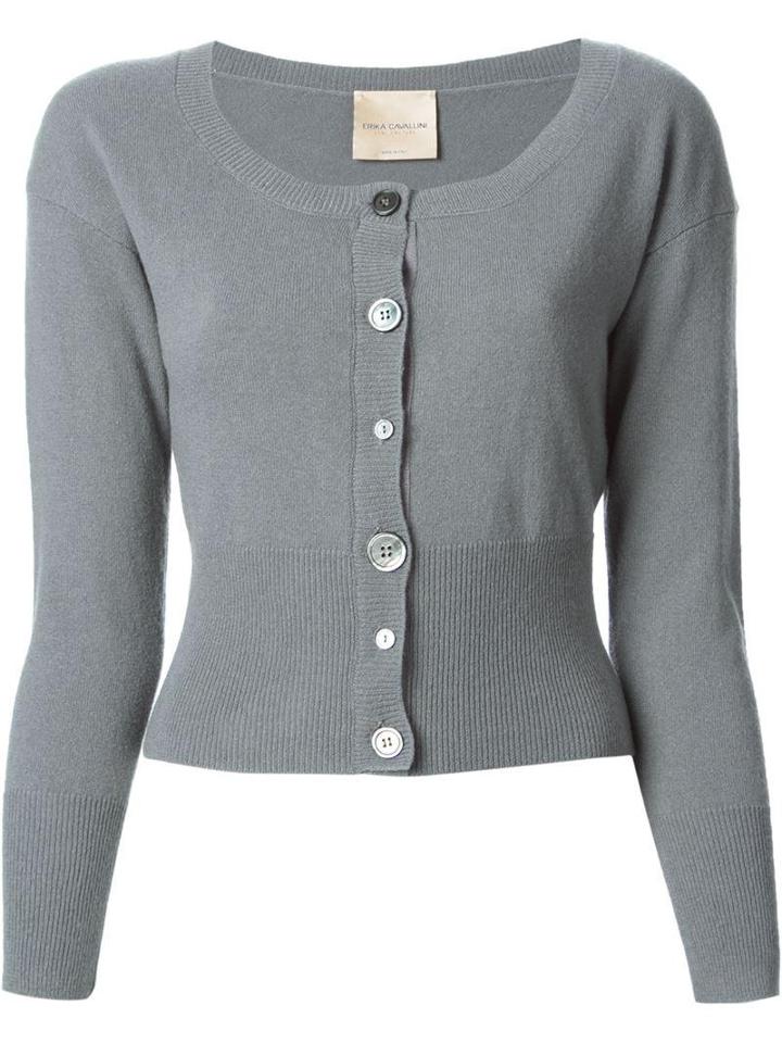 Erika Cavallini Semi Couture Cropped Cardigan