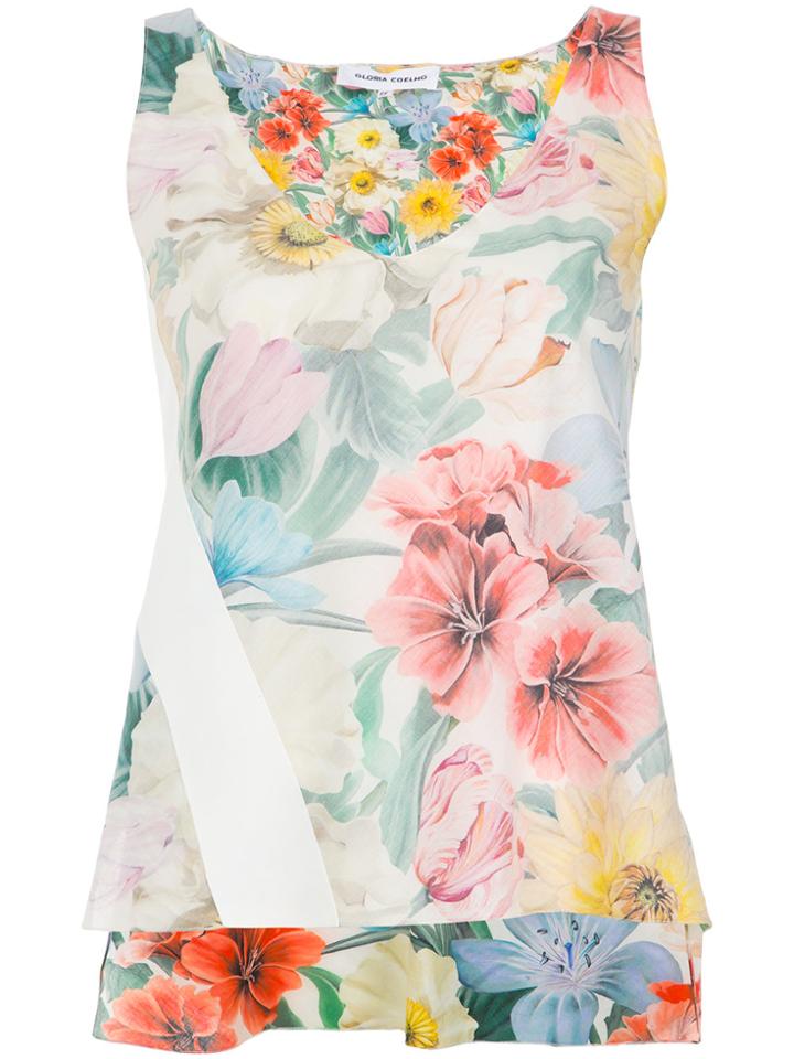 Gloria Coelho Floral Top - Multicolour