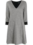 Liu Jo Vichy Print Dress - Black