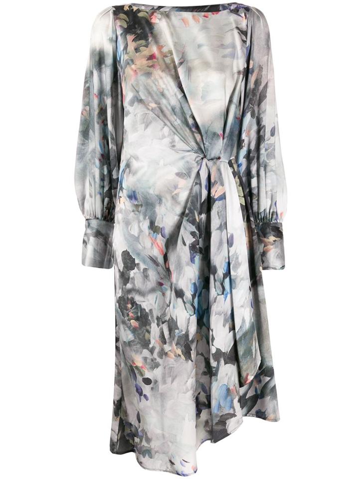 L'autre Chose Painterly Dress - Green
