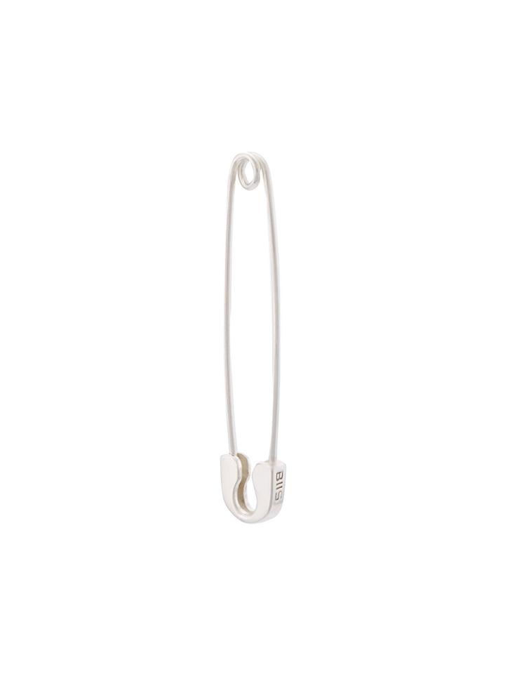 Biis Pin Shaped Earrings - Grey