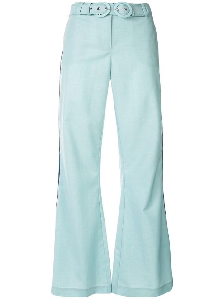 Zimmermann Moncur Flare Trousers - Blue