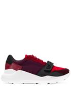 Burberry Regis Sneakers - Red