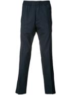 Msgm - Straight-leg Trousers - Men - Spandex/elastane/wool - 44, Blue, Spandex/elastane/wool